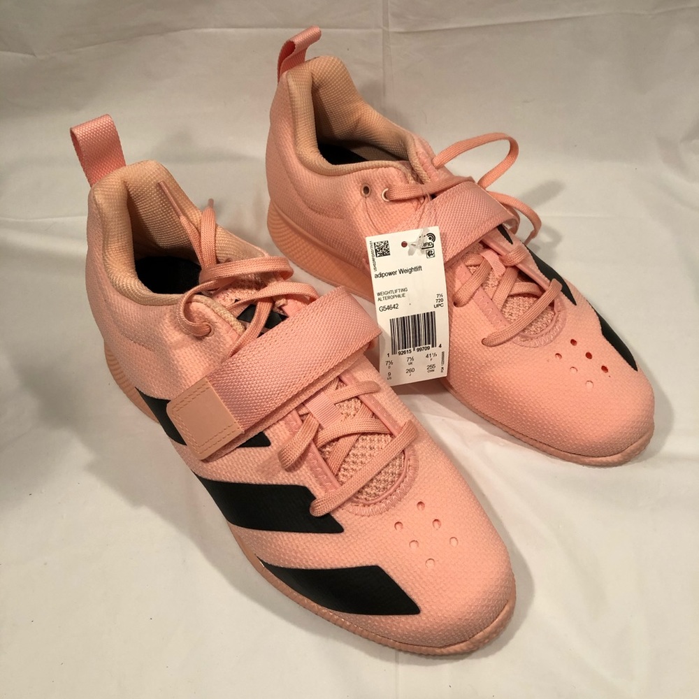 ADIDAS ADIPOWER 2 WEIGHTLIFTING BODYBUILDING PEACH